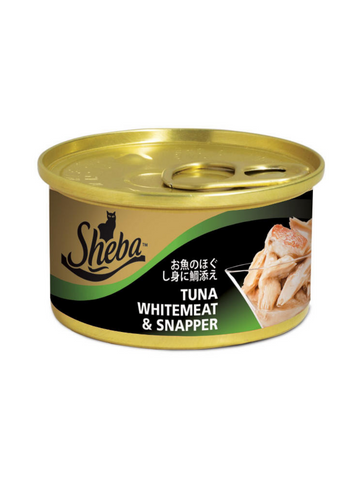 Sheba Deluxe Tuna White Meat & Snapper 85g