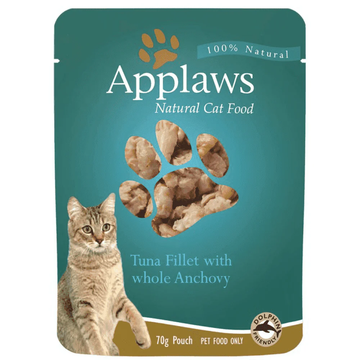 Applaws Cat Pouch Tuna Fillet With Whole Anchovy 70g