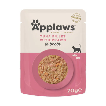 Applaws Cat Pouches - Tuna Fillet With Pacific Prawns 70g