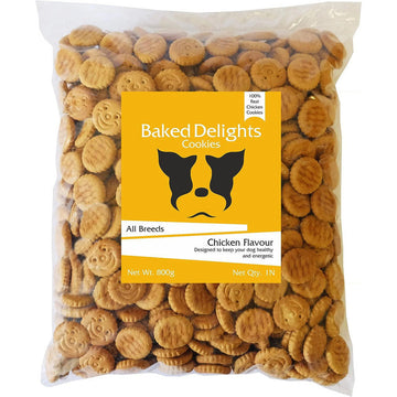 Baked 1 Delights Cookies Chicken Flavour 800g