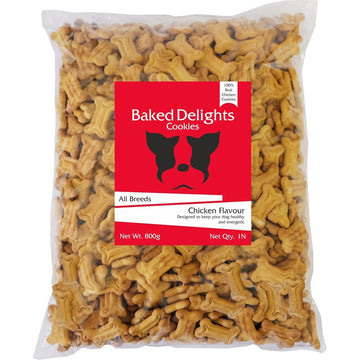 Baked 2 Delights Cookies Chicken Flavour 800g
