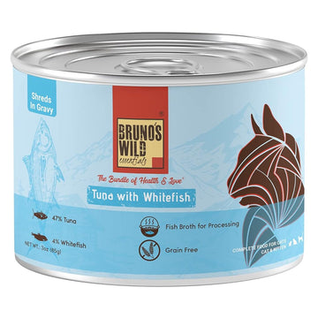 Brunos Wild Essentials Tuna with White Fish Cat Wetfood 85g