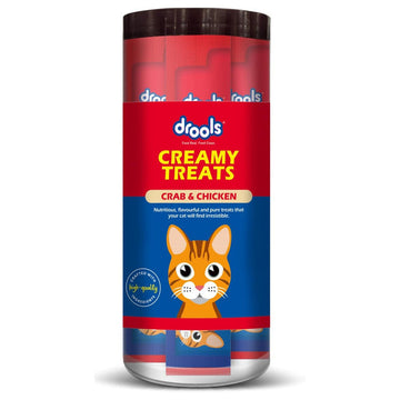 Drools Creamy Treats Crab n Chicken 375g