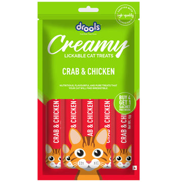 Drools Creamy Treats Crab n Chicken 75g