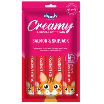 Drools Creamy Treats Salmon n Skipjack 75g