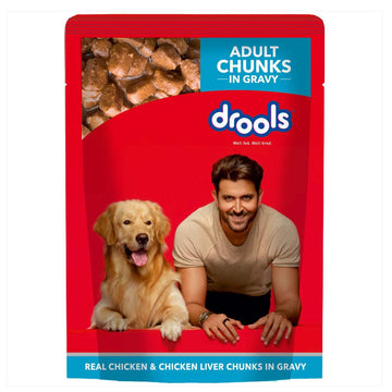 Drools Adult Chicken Chunks Gravy-150g