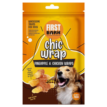 First Bark Chic Wrap Pineapple n Chicken 70g