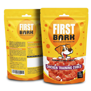First Bark Chicken Training Cubes 70g
