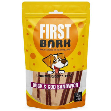 First Bark Duck and Cod Sandwich 70gm