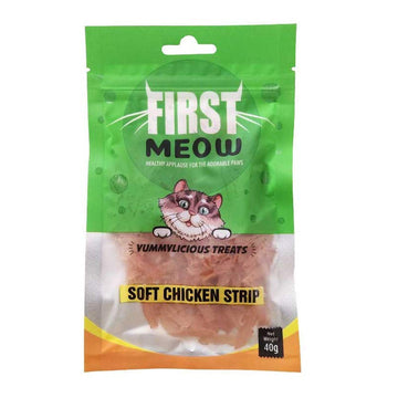 First Meow Soft Chicken Strip 40g
