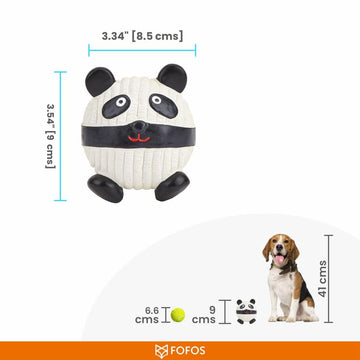 Fofos Latex Toy Panda Ball