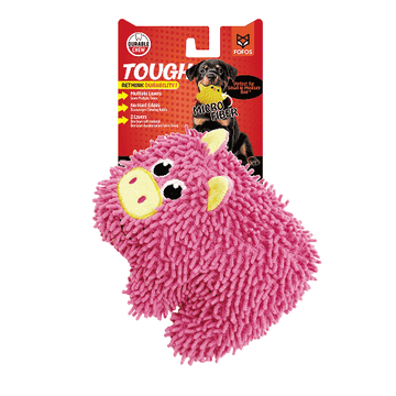 Fofos Tough Dog Toy Pig