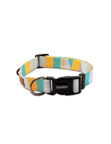 Glucklich Premium Printed Dog Collar M