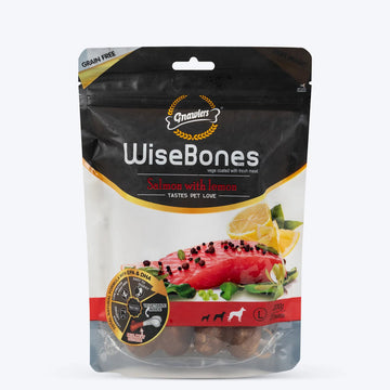 Gnawlers Salmon With Lemon Wise Bone 200g
