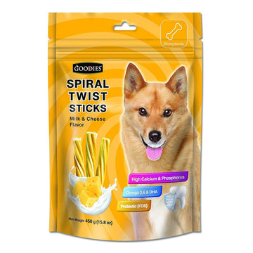Goodies Milk n Cheese Spiral Sticks 450g