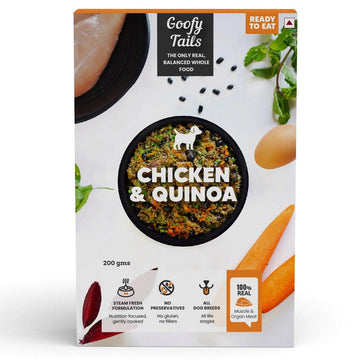 Goofy Tails Chicken n Quinoa Fresh Food For Dogs and Puppies 200g