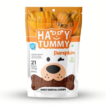 Happy Tummy Pumpkin Dental Chew 21pcs S