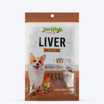 JerHigh Liver Flavored Stix Treat 100g
