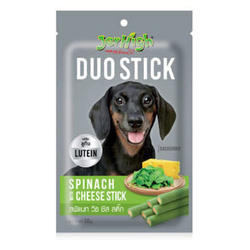 Jerhigh Duo Spinach With Cheese Sticks 50g