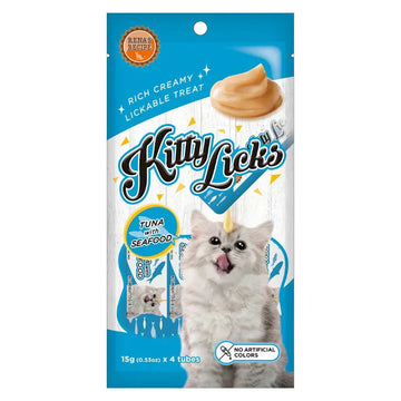 Kitty Licks Creamy treats Tuna With Seafood 60g