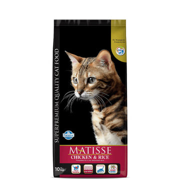 Matisse Chicken & Rice Cat Dry Food Adult 10Kg