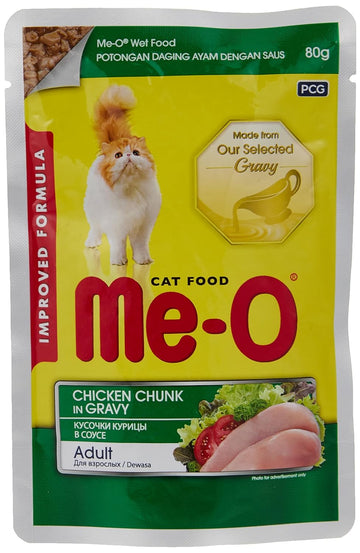 Me-O Chicken Chunks In Gravy 80g