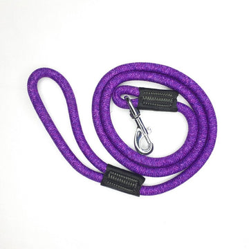 Melange Rope Leash Purple XS