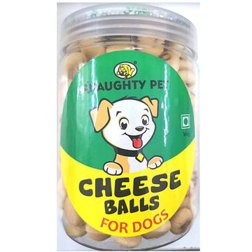 Naughty Pet Cheese Balls Treats 300g