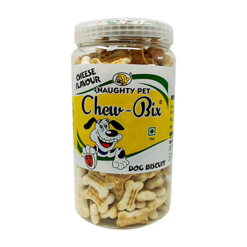 Naughty Pet Chew Bix Cheese Dog Biscuit 800g
