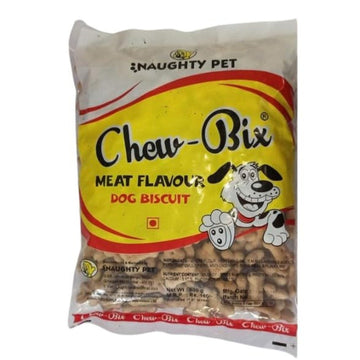 Naughty Pet Chew Bix Meat Flavour Dog Biscuit 800g
