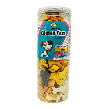 Naughty Pet Gluten Free Dog Biscuit 500g