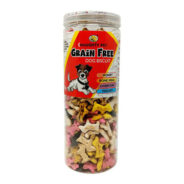 Naughty Pet Grain Free Dog Biscuit 500g