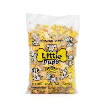 Naughty Pet Little Pups Mixed Flavour Biscuits 500g