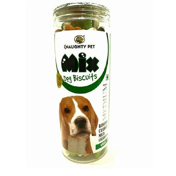 Naughty Pet Mix Medium Dog Veg Biscuits 500g