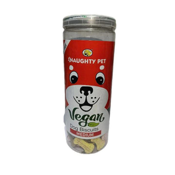 Naughty Pet Vegan Biscuits Medium 500g
