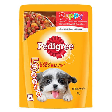 Pedigree Puppy with Chicken Chunks In Gravy 70g