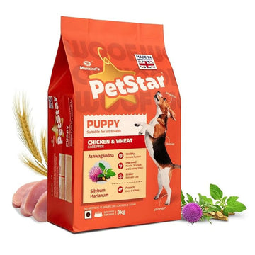 PetStar Puppy Chicken n Wheat 3kg + 3kg