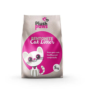 Plush Paws Bentonite Natural Cat Litter 5kg