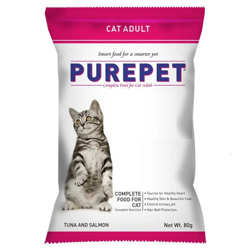 Purepet Adult Tuna & Salmon 80g