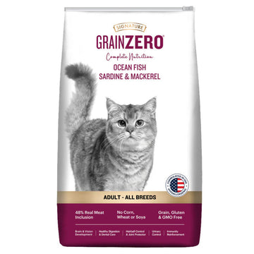 Grain Zero Adult Cat Ocean Fish Sardine and Mackerel 3kg