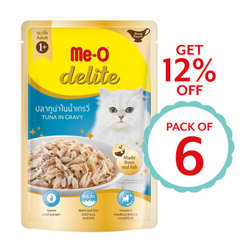 Me-O Delite Tuna In Gravy 70g ( Multi-Pack)