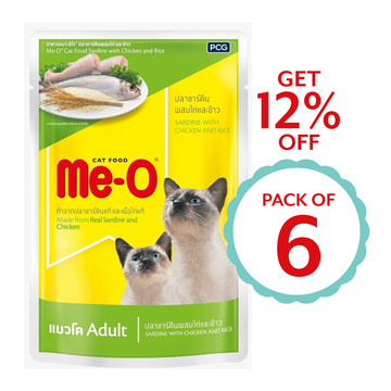 Me-o Chicken with Rice n Crab 80g ( Multi-Pack)