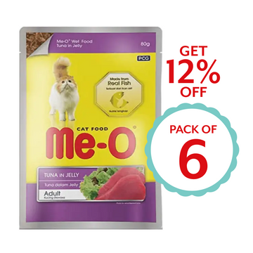 Me-O Tuna In jelly 80g ( Multi - Packs )