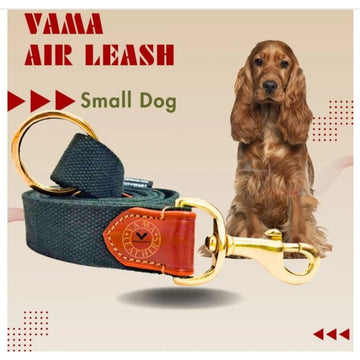 Vama Canvas Leash Green S
