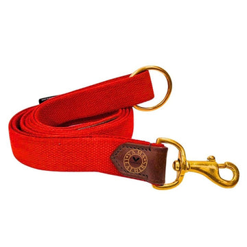 Vama Canvas Leash Red S