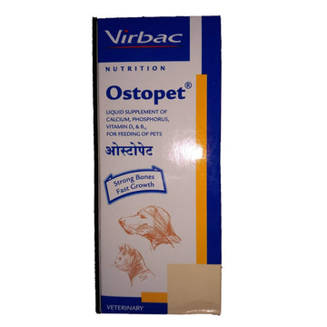 Virbac Ostopet Calcium Phosphrus & Vitamin Supplement 150ml