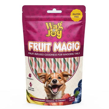 Wag n Joy Fruit Magic Twisted 125g