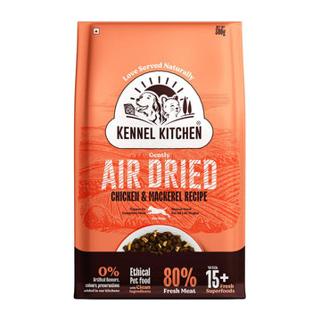kennel Kitchen Adult Dog n Puppy Air Dried chicken n Mackerel 300g
