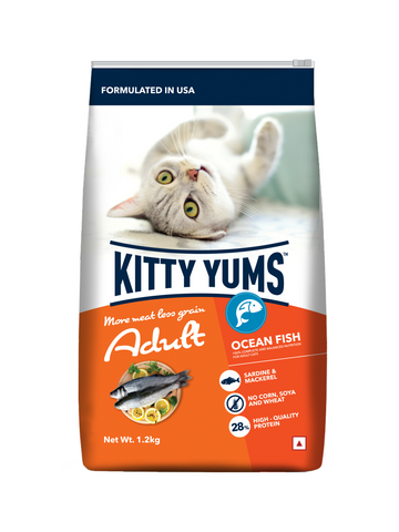 Kitty Yums Adult Ocean Fish 1.2kg