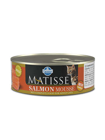 Matisse Salmon Mousse Adult Cat Wet Food 80g